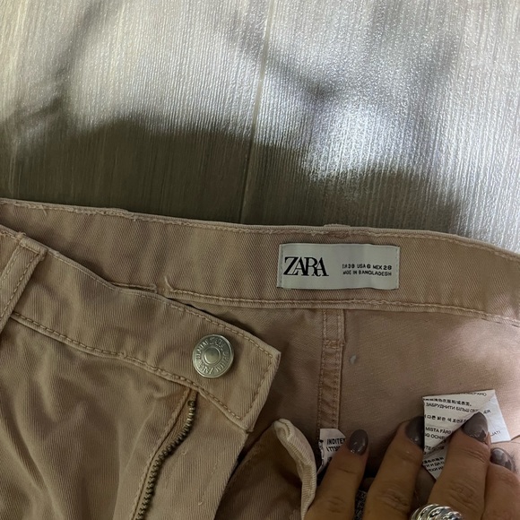 Zara light pink cargo jeans - Picture 2 of 2